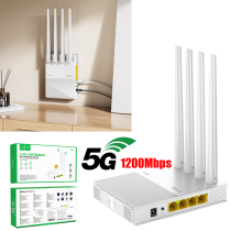 WiFi Router 5GHz hoco HI31 1200Mbps - វ៉ាយហ្វាយ 5GHz hoco HI31 1200Mbps