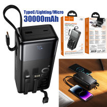Power Bank hoco J156B 22.5W（PD/QC/FCP/AFC） 30000mAh - ថ្មជំនួយ hoco J156B Fast 22.5W+PD20W 30000មីលីអំពែ
