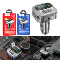 Car Bluetooth FM transmitter hoco E75 Bravery PD30W+QC3.0 - ប្លូធូឡាន FM បញ្ជូនសំលេង ហូកូ E75 Bravery PD30W+QC3.0